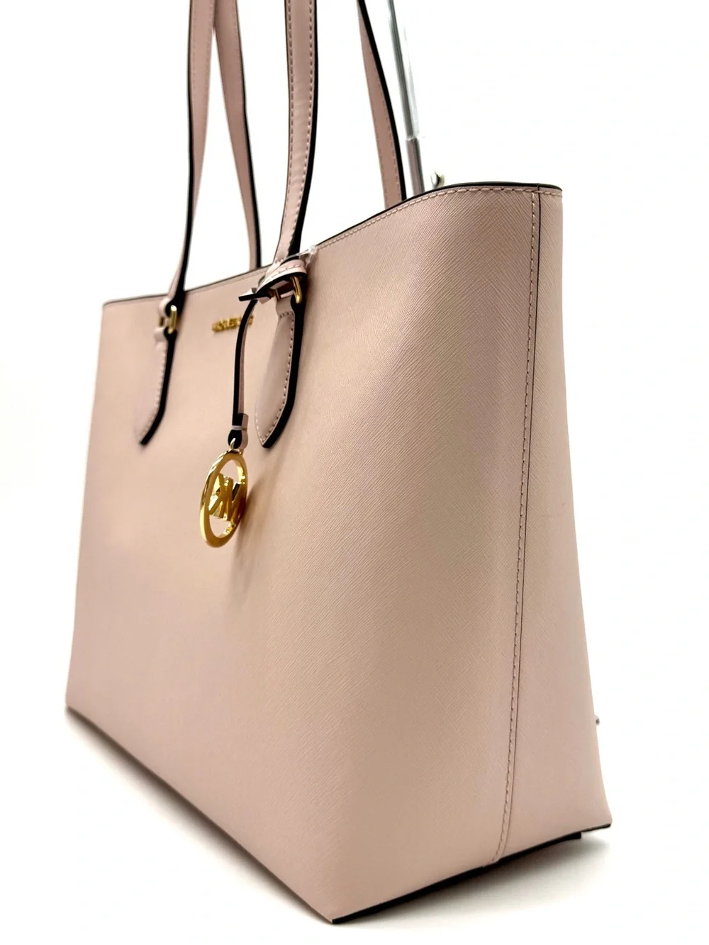 Michael Kors Bag Large Sheila Mf Tote Bag Powder Blush - Picture 3 of 10